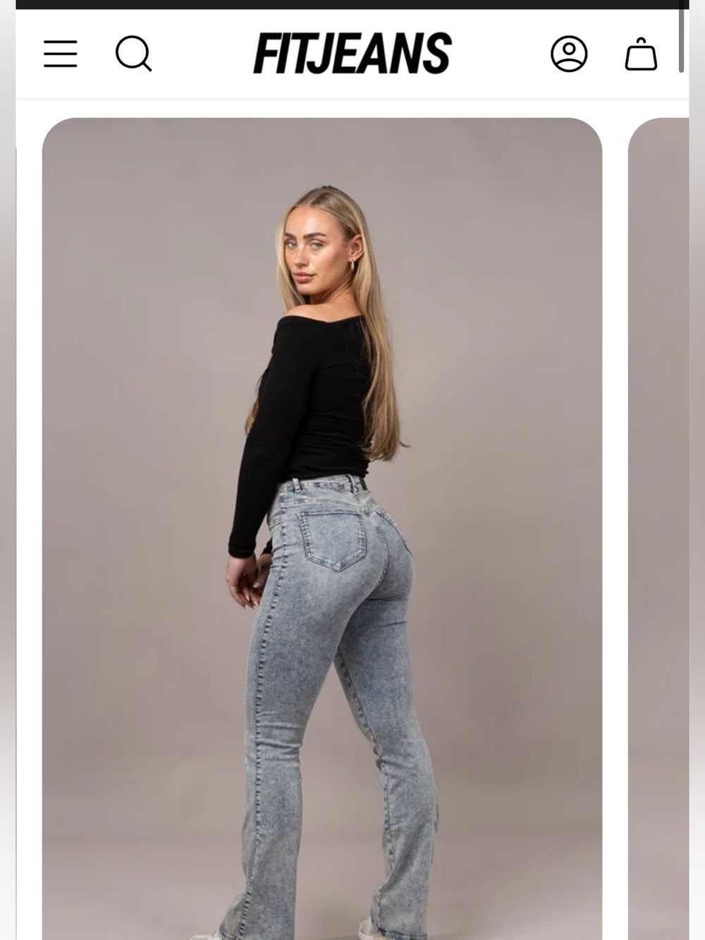 Fitjeans Flared 80’s Blue Jeans